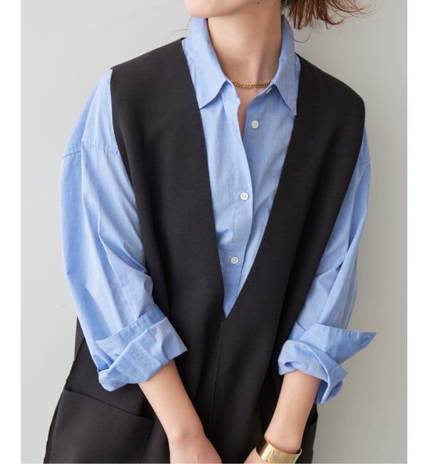 Spick and Span「《WEB限定カラー有り / 追加》50コットンオーバーシャツ」|シャツ・ブラウス|