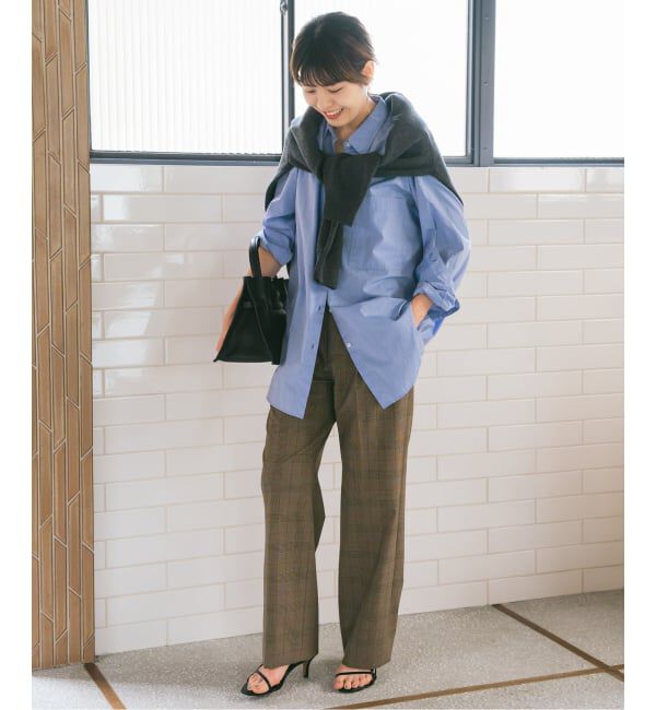 Spick and Span「《WEB限定カラー有り / 追加》50コットンオーバーシャツ」|シャツ・ブラウス|