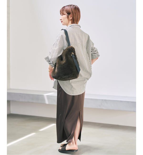 Spick and Span「《WEB限定カラー有り / 追加》50コットンオーバーシャツ」|シャツ・ブラウス|