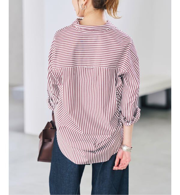 Spick and Span「《WEB限定カラー有り / 追加》50コットンオーバーシャツ」|シャツ・ブラウス|