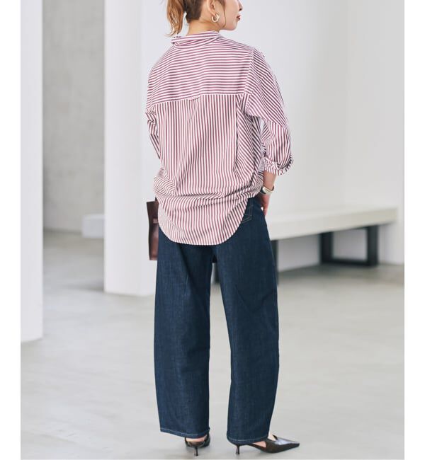 Spick and Span「《WEB限定カラー有り / 追加》50コットンオーバーシャツ」|シャツ・ブラウス|