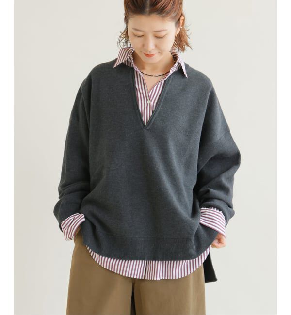 Spick and Span「《WEB限定カラー有り / 追加》50コットンオーバーシャツ」|シャツ・ブラウス|