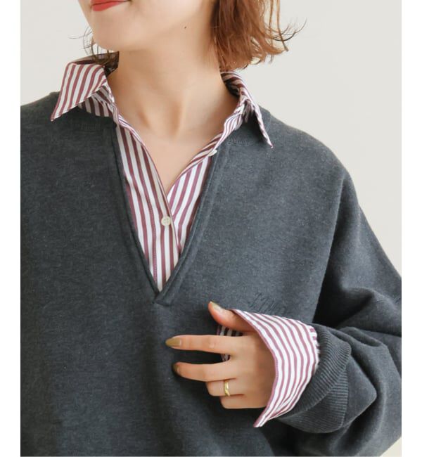 Spick and Span「《WEB限定カラー有り / 追加》50コットンオーバーシャツ」|シャツ・ブラウス|