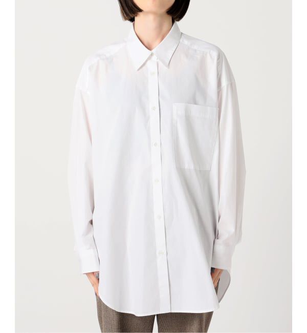 Spick and Span「《WEB限定カラー有り / 追加》50コットンオーバーシャツ」|シャツ・ブラウス|
