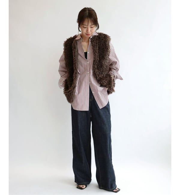 Spick and Span「《WEB限定カラー有り / 追加》50コットンオーバーシャツ」|シャツ・ブラウス|