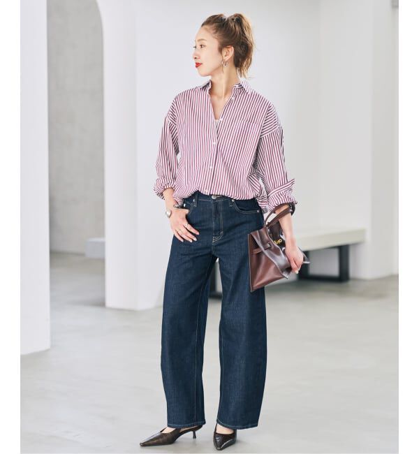 Spick and Span「《WEB限定カラー有り / 追加》50コットンオーバーシャツ」|シャツ・ブラウス|