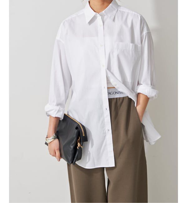 Spick and Span「《WEB限定カラー有り / 追加》50コットンオーバーシャツ」|シャツ・ブラウス|