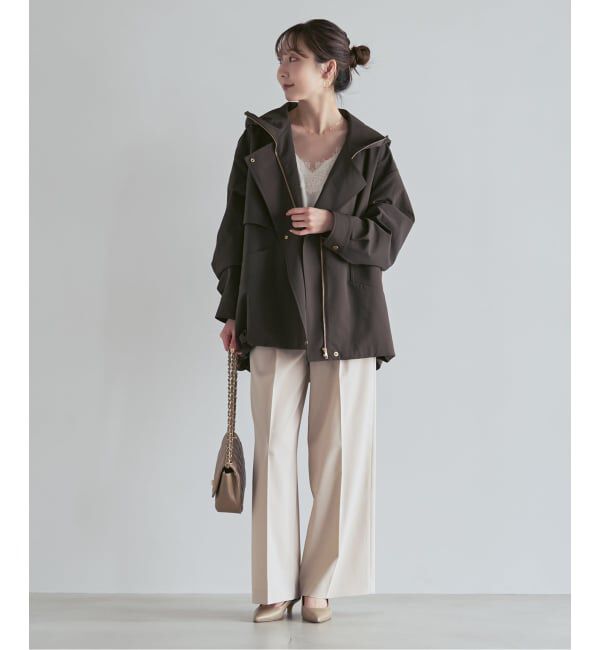 NOBLE「ハイツイストダブルクロストレンチブルゾン」|その他|