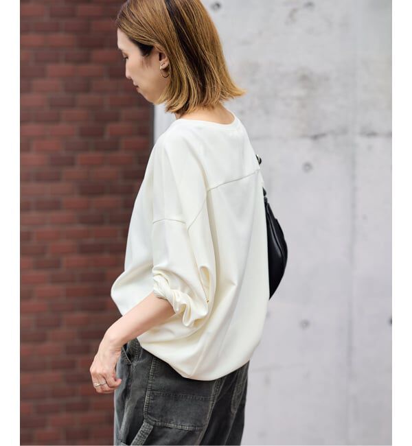 FRAMeWORK「≪WEB限定 / 新色 /追加≫コクーンプルオーバー」|Tシャツ・カットソー|ホワイト
