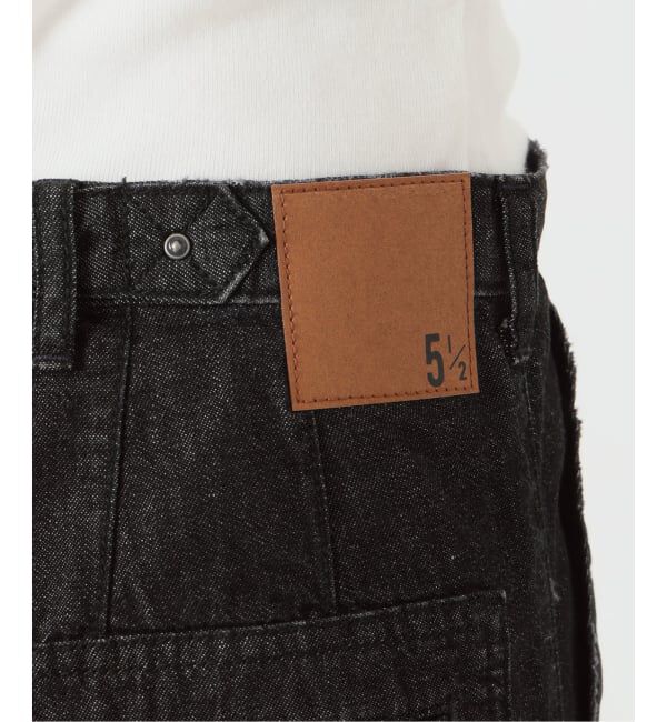 Spick and Span「5 1/2 PATCH LOOSEFIT DENIM」|デニム|