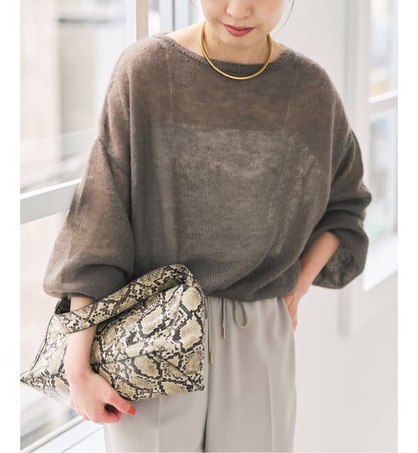 Spick and Span「ルーズモヘヤパフスリーブニット」|ニット・セーター|
