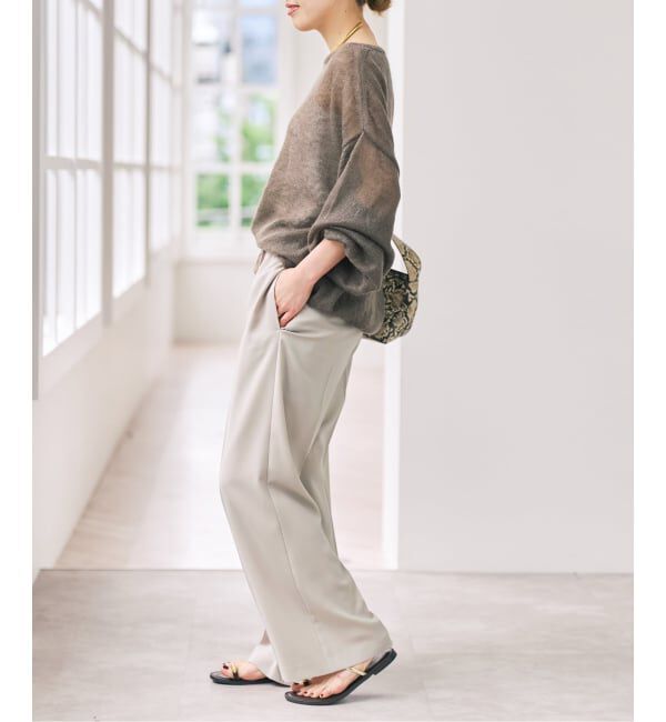 Spick and Span「ルーズモヘヤパフスリーブニット」|ニット・セーター|
