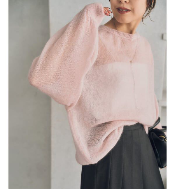 Spick and Span「ルーズモヘヤパフスリーブニット」|ニット・セーター|