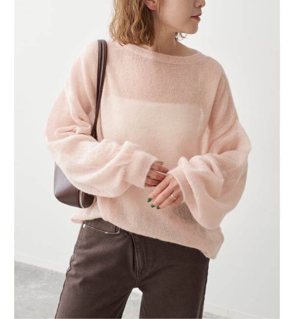 Spick and Span「ルーズモヘヤパフスリーブニット」|ニット・セーター|