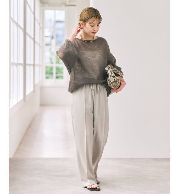 Spick and Span「ルーズモヘヤパフスリーブニット」|ニット・セーター|