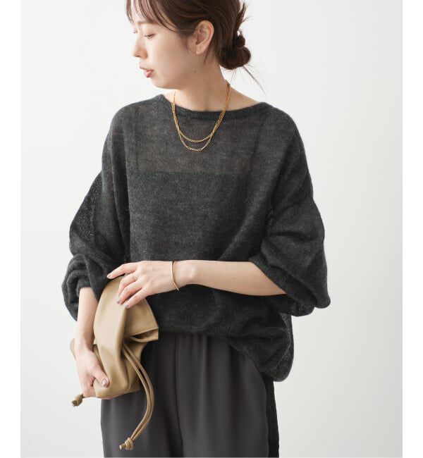 Spick and Span「ルーズモヘヤパフスリーブニット」|ニット・セーター|