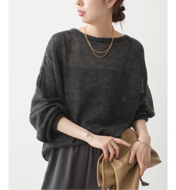 Spick and Span「ルーズモヘヤパフスリーブニット」|ニット・セーター|