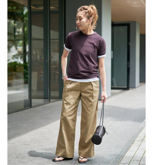 Spick and Span「ラチネバックイージーストレートパンツ」|その他|