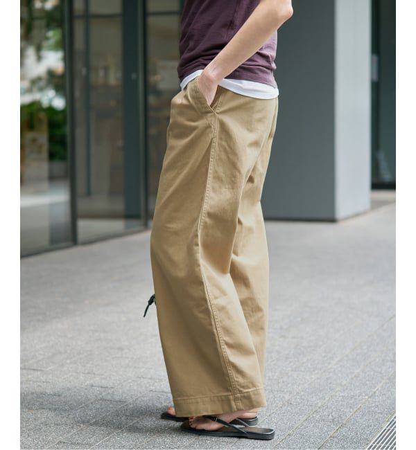 Spick and Span「ラチネバックイージーストレートパンツ」|その他|