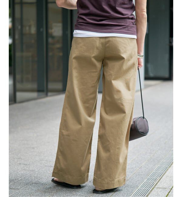 Spick and Span「ラチネバックイージーストレートパンツ」|その他|