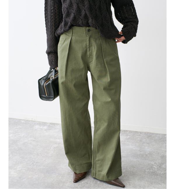 Spick and Span「ラチネバックイージーストレートパンツ」|その他|