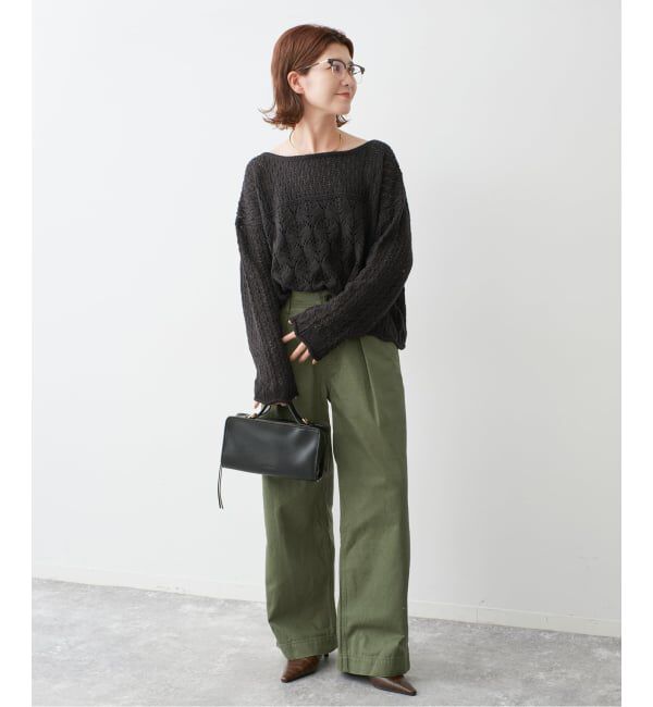 Spick and Span「ラチネバックイージーストレートパンツ」|その他|