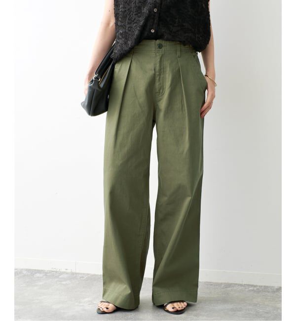 Spick and Span「ラチネバックイージーストレートパンツ」|その他|
