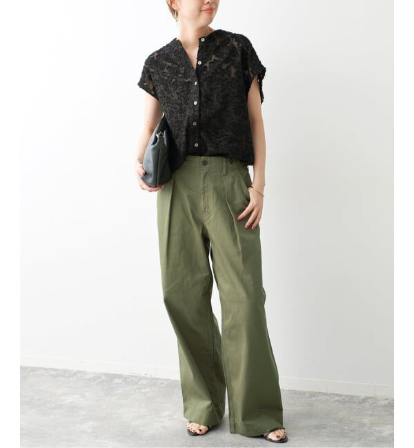 Spick and Span「ラチネバックイージーストレートパンツ」|その他|
