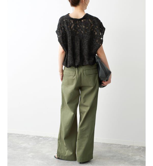 Spick and Span「ラチネバックイージーストレートパンツ」|その他|