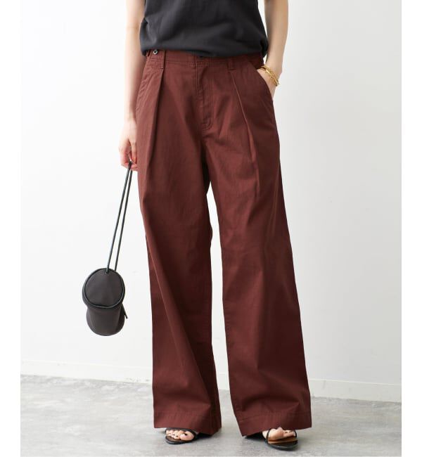 Spick and Span「ラチネバックイージーストレートパンツ」|その他|