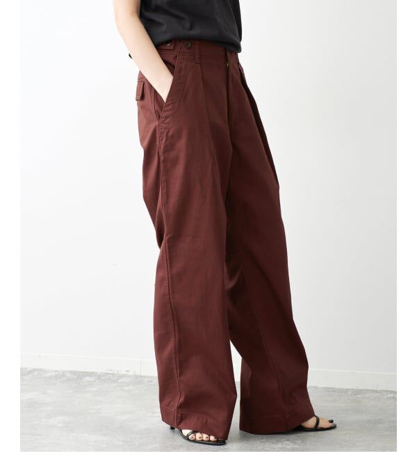 Spick and Span「ラチネバックイージーストレートパンツ」|その他|