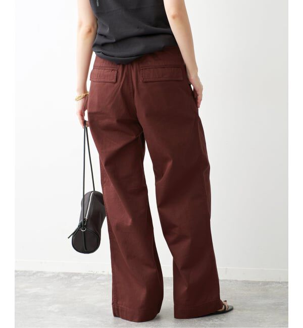 Spick and Span「ラチネバックイージーストレートパンツ」|その他|