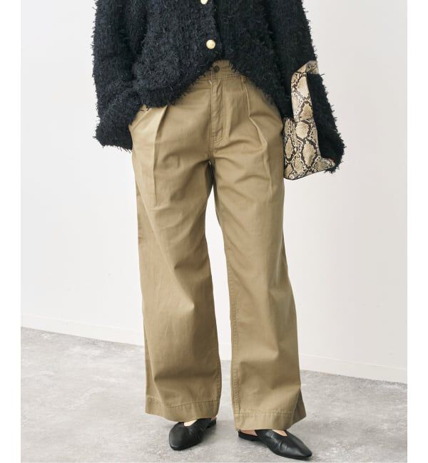 Spick and Span「ラチネバックイージーストレートパンツ」|その他|
