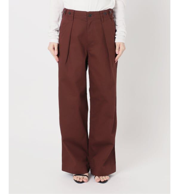 Spick and Span「ラチネバックイージーストレートパンツ」|その他|
