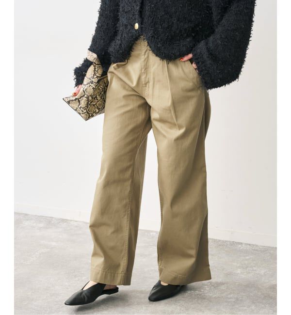 Spick and Span「ラチネバックイージーストレートパンツ」|その他|