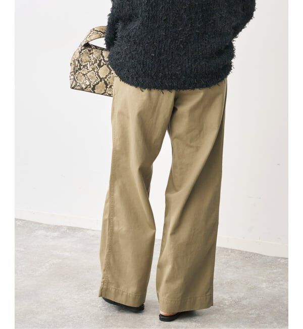 Spick and Span「ラチネバックイージーストレートパンツ」|その他|