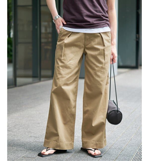 Spick and Span「ラチネバックイージーストレートパンツ」|その他|