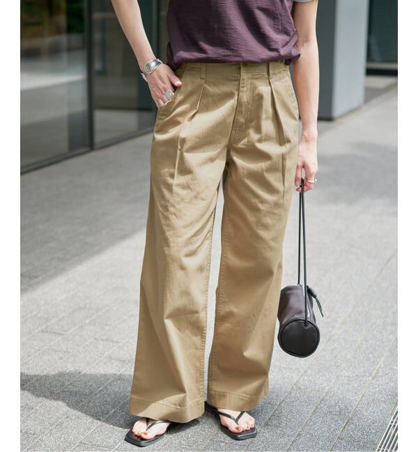 Spick and Span「ラチネバックイージーストレートパンツ」|その他|