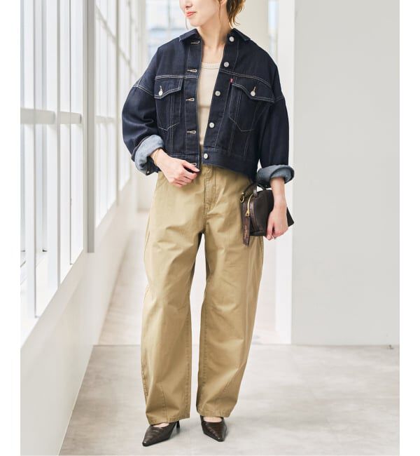 Spick and Span「《別注》LEVI&rsquo;S(R) for Spick & Span LOOSE CROP TRUCKER」|デニムジャケット|