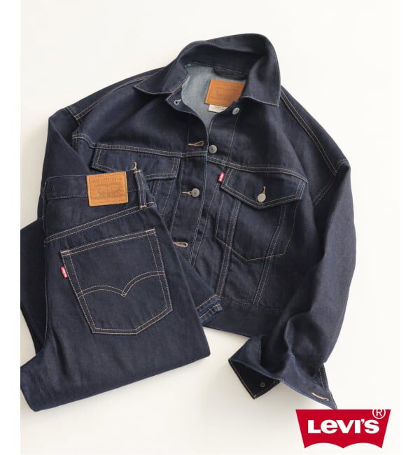 Spick and Span「《別注》LEVI&rsquo;S(R) for Spick & Span LOOSE CROP TRUCKER」|デニムジャケット|