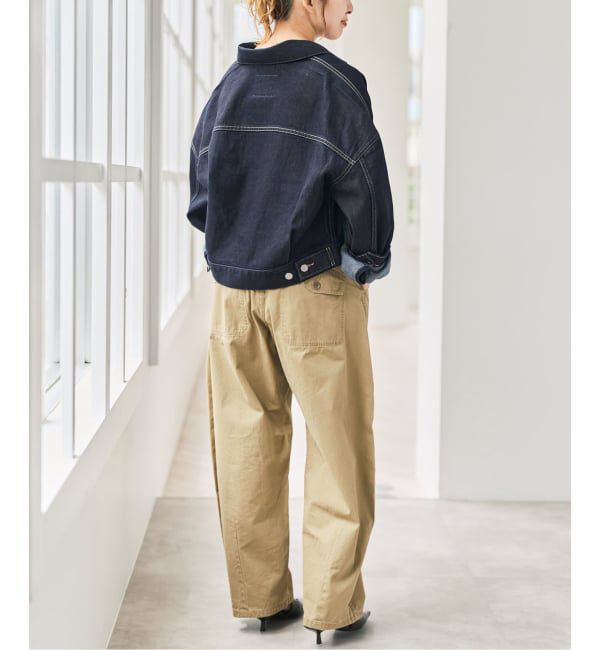 Spick and Span「《別注》LEVI&rsquo;S(R) for Spick & Span LOOSE CROP TRUCKER」|デニムジャケット|