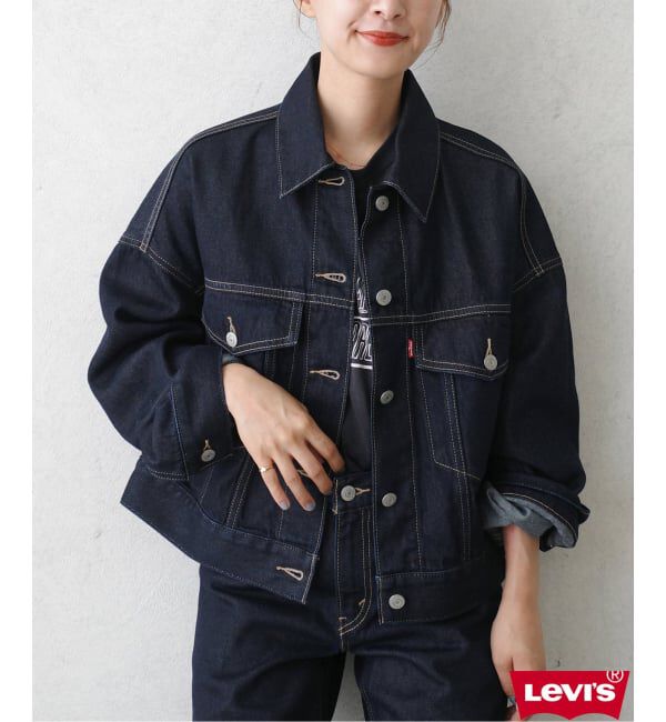 Spick and Span「《別注》LEVI&rsquo;S(R) for Spick & Span LOOSE CROP TRUCKER」|デニムジャケット|