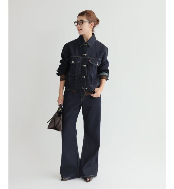 Spick and Span「《別注》LEVI&rsquo;S(R) for Spick & Span LOOSE CROP TRUCKER」|デニムジャケット|