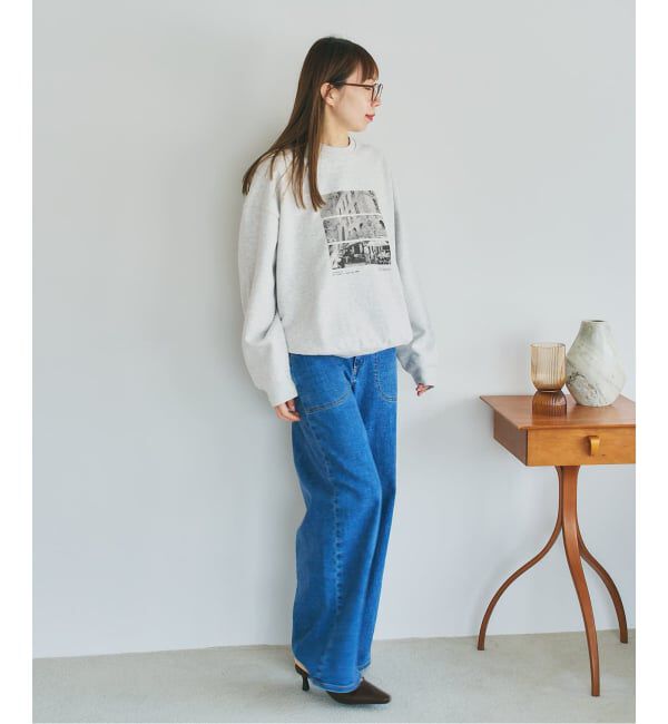 U by SPICK&SPAN「photo print スウェット」|スウェット・ジャージ|