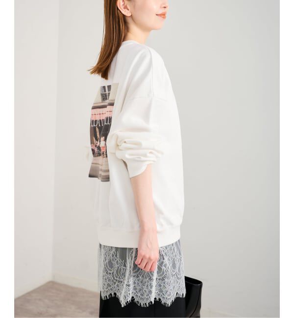 U by SPICK&SPAN「photo print スウェット」|スウェット・ジャージ|