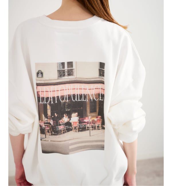 U by SPICK&SPAN「photo print スウェット」|スウェット・ジャージ|