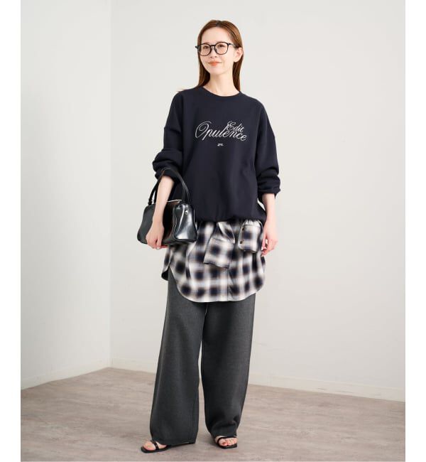 U by SPICK&SPAN「photo print スウェット」|スウェット・ジャージ|