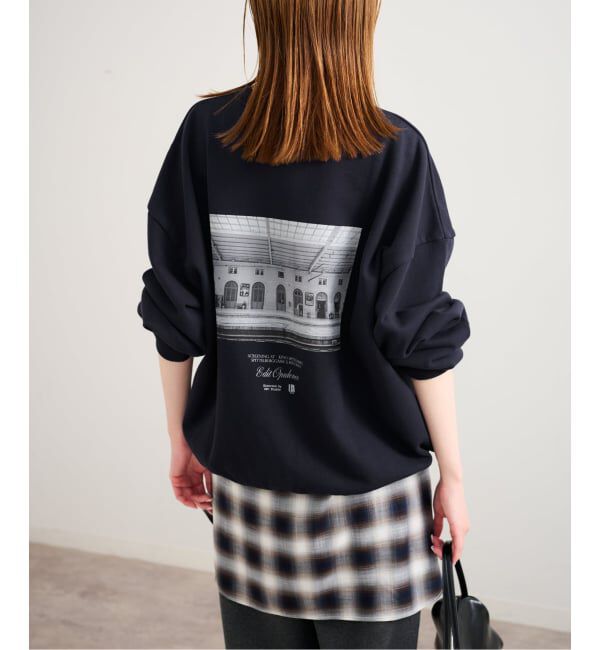 U by SPICK&SPAN「photo print スウェット」|スウェット・ジャージ|