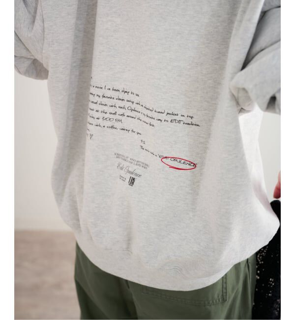 U by SPICK&SPAN「photo print スウェット」|スウェット・ジャージ|