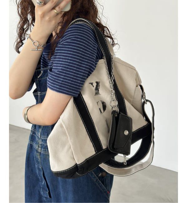 FRAMeWORK「≪WEB先行 / 追加≫YA GOOD IDEAS STENCIL SHOULDER トート 2」|トートバッグ|